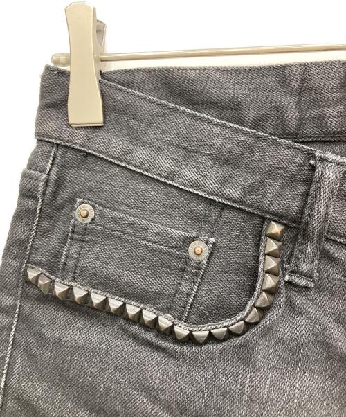 Hysteric Glamour（ヒステリックグラマー）Hysteric Glamour (ヒステリックグラマー) スキニーデニムパンツ ブラック サイズ:Sの古着・服飾アイテム
