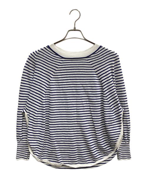 BEARDSLEY（ビアズリー）BEARDSLEY (ビアズリー) サークルドルマンニット ホワイト サイズ:FREEの古着・服飾アイテム