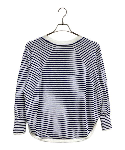 BEARDSLEY（ビアズリー）BEARDSLEY (ビアズリー) サークルドルマンニット ホワイト サイズ:FREEの古着・服飾アイテム