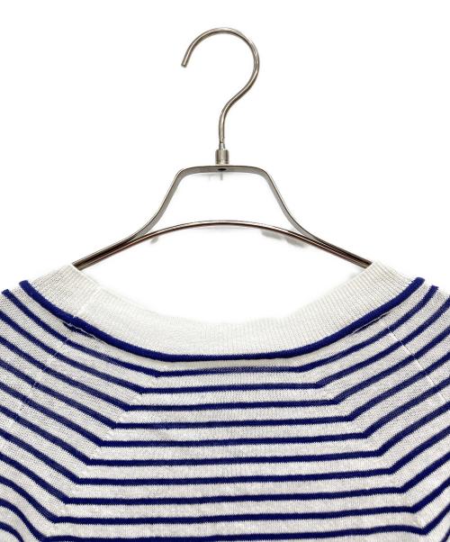 BEARDSLEY（ビアズリー）BEARDSLEY (ビアズリー) サークルドルマンニット ホワイト サイズ:FREEの古着・服飾アイテム