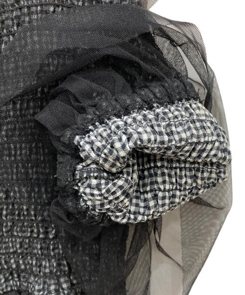 Snidel（スナイデル）Snidel (スナイデル) チュールフリルOP ワンピー ブラック サイズ:SIZE1の古着・服飾アイテム