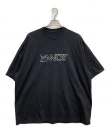 The Ennoy Professional（ザ エンノイ プロフェッショナル）の古着「Electric Logo EMB T-Shirt」｜ブラック