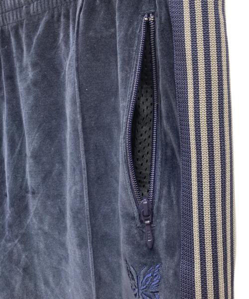 Needles（ニードルズ）Needles (ニードルズ) ベロアトラックパンツ ネイビー サイズ:Lの古着・服飾アイテム