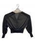 Eimee Law (エイミーロウ) ロゴテープ Vネック カーディガン ブラック サイズ:S：5000円