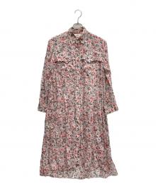 ISABEL MARANT ETOILE（イザベルマランエトワール）の古着「コットン花柄ワンピース」｜レッド