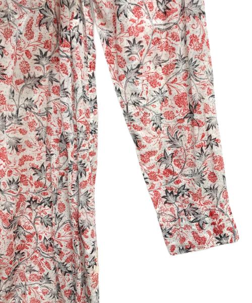 ISABEL MARANT ETOILE（イザベルマランエトワール）ISABEL MARANT ETOILE (イザベルマランエトワール) コットン花柄ワンピース レッド サイズ:34の古着・服飾アイテム