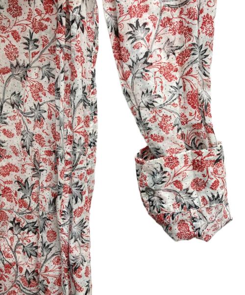 ISABEL MARANT ETOILE（イザベルマランエトワール）ISABEL MARANT ETOILE (イザベルマランエトワール) コットン花柄ワンピース レッド サイズ:34の古着・服飾アイテム