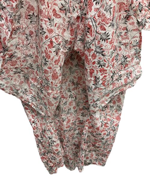 ISABEL MARANT ETOILE（イザベルマランエトワール）ISABEL MARANT ETOILE (イザベルマランエトワール) コットン花柄ワンピース レッド サイズ:34の古着・服飾アイテム