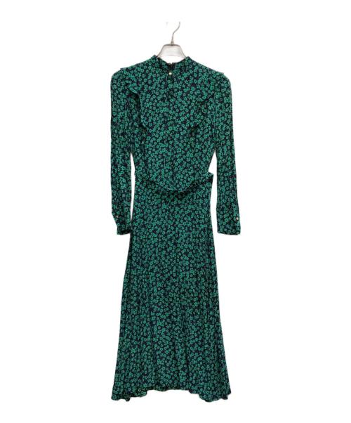 allureville（アルアバイル）allureville (アルアバイル) 花柄ワンピース グリーン サイズ:2の古着・服飾アイテム