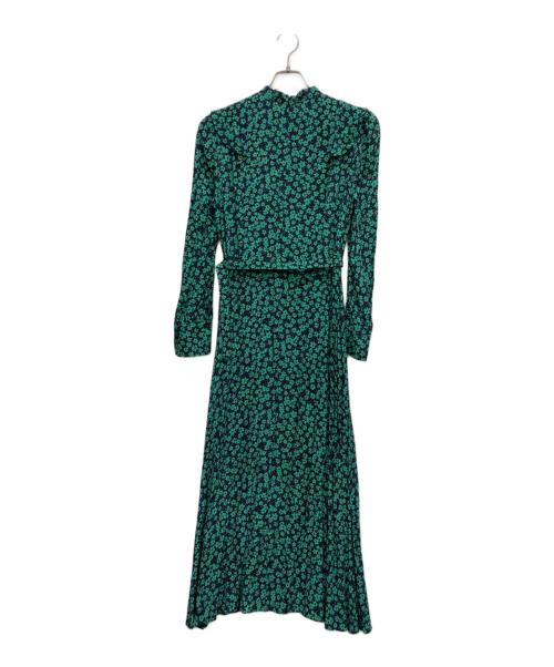 allureville（アルアバイル）allureville (アルアバイル) 花柄ワンピース グリーン サイズ:2の古着・服飾アイテム
