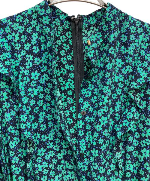 allureville（アルアバイル）allureville (アルアバイル) 花柄ワンピース グリーン サイズ:2の古着・服飾アイテム