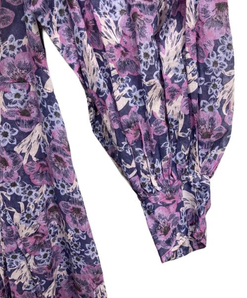 ISABEL MARANT ETOILE（イザベルマランエトワール）ISABEL MARANT ETOILE (イザベルマランエトワール) フラワープリントワンピース パープル サイズ:XSの古着・服飾アイテム