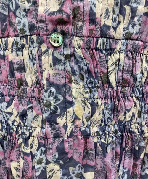 ISABEL MARANT ETOILE（イザベルマランエトワール）ISABEL MARANT ETOILE (イザベルマランエトワール) フラワープリントワンピース パープル サイズ:XSの古着・服飾アイテム