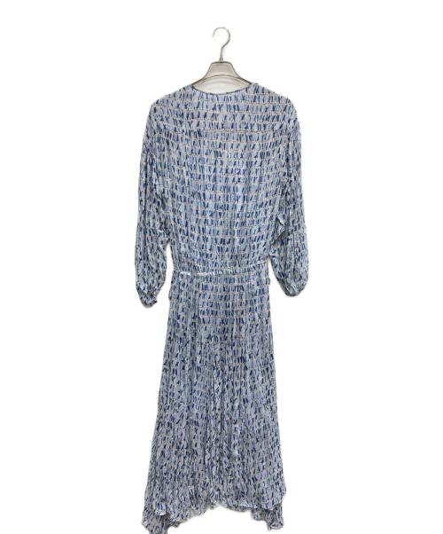 ISABEL MARANT ETOILE（イザベルマランエトワール）ISABEL MARANT ETOILE (イザベルマランエトワール) 総柄ワンピース ブルー サイズ:表示なしの古着・服飾アイテム