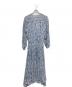 ISABEL MARANT ETOILE (イザベルマランエトワール) 総柄ワンピース ブルー サイズ:表示なし：15000円