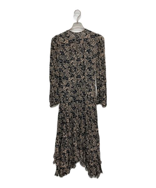 ISABEL MARANT ETOILE（イザベルマランエトワール）ISABEL MARANT ETOILE (イザベルマランエトワール) レーヨンフラワープリントワンピース ブラック サイズ:34の古着・服飾アイテム