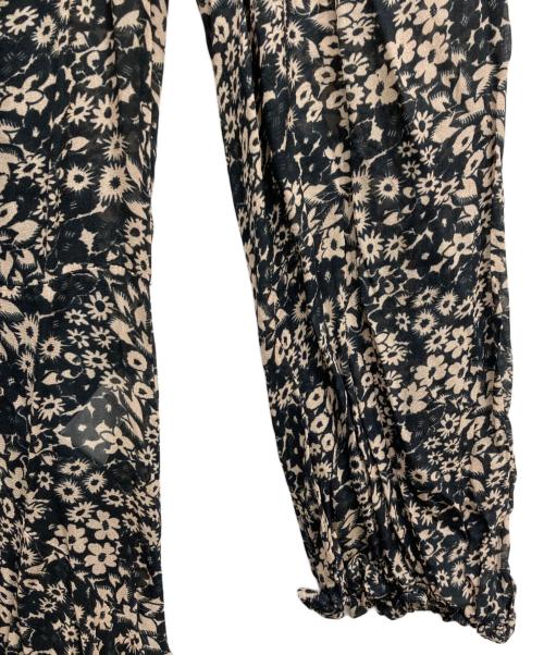 ISABEL MARANT ETOILE（イザベルマランエトワール）ISABEL MARANT ETOILE (イザベルマランエトワール) レーヨンフラワープリントワンピース ブラック サイズ:34の古着・服飾アイテム