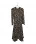 ISABEL MARANT ETOILE（イザベルマランエトワール）の古着「レーヨンフラワープリントワンピース」｜ブラック