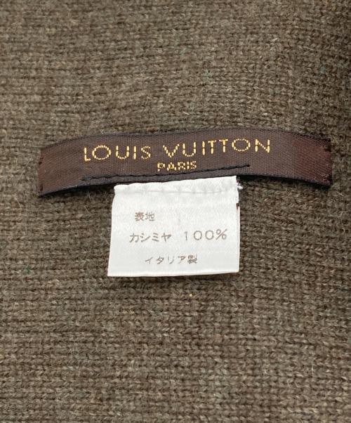 LOUIS VUITTON（ルイ ヴィトン）LOUIS VUITTON (ルイ ヴィトン) カシミアニット帽 オリーブの古着・服飾アイテム