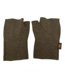 LOUIS VUITTON（ルイ ヴィトン）の古着「カシミア手袋」｜オリーブ