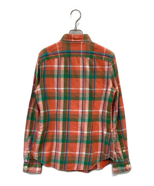 POLO RALPH LAUREN（ポロ・ラルフローレン）POLO RALPH LAUREN (ポロ・ラルフローレン) チェックシャツ オレンジ サイズ:Mの古着・服飾アイテム