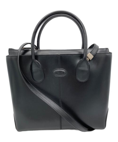 TOD'S（トッズ）TOD'S (トッズ) 2WAYバッグ ブラックの古着・服飾アイテム