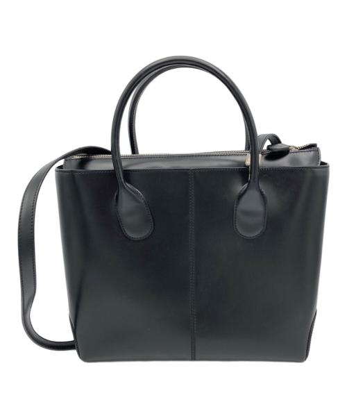 TOD'S（トッズ）TOD'S (トッズ) 2WAYバッグ ブラックの古着・服飾アイテム