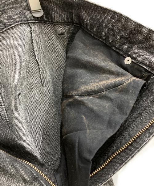 Ameri（アメリ）AMERI (アメリ) PAINT MOTIF PRINT DENIM PANTS ブラック サイズ:26の古着・服飾アイテム