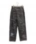 AMERI (アメリ) PAINT MOTIF PRINT DENIM PANTS ブラック サイズ:26：11000円