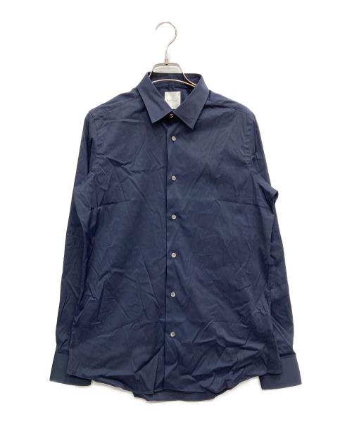 PAUL SMITH（ポールスミス）Paul Smith (ポールスミス) レギュラーカラーシャツ ネイビー サイズ:Ⅼの古着・服飾アイテム
