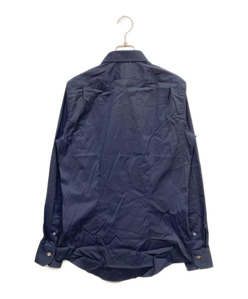 PAUL SMITH（ポールスミス）Paul Smith (ポールスミス) レギュラーカラーシャツ ネイビー サイズ:Ⅼの古着・服飾アイテム
