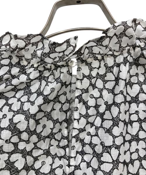 Demi-Luxe Beams（デミルクス ビームス）Demi-Luxe BEAMS (デミルクス ビームス) 花柄ノースリーブワンピース グレー サイズ:38の古着・服飾アイテム