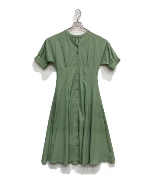 COHINA（コヒナ）COHINA (コヒナ) ドルマンワッシャーワンピース グリーン サイズ:FREE 未使用品の古着・服飾アイテム