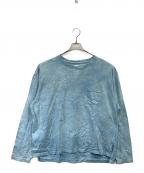 YSTRDY'S TMRRWイエスタデイズトゥモロウ）の古着「ICE DYED BAGGY TEE LS」｜ブルー