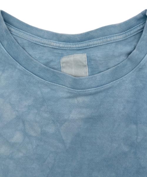 YSTRDY'S TMRRW（イエスタデイズトゥモロウ）YSTRDY'S TMRRW (イエスタデイズトゥモロウ) ICE DYED BAGGY TEE LS ブルー サイズ:Lの古着・服飾アイテム