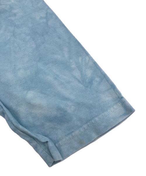 YSTRDY'S TMRRW（イエスタデイズトゥモロウ）YSTRDY'S TMRRW (イエスタデイズトゥモロウ) ICE DYED BAGGY TEE LS ブルー サイズ:Lの古着・服飾アイテム
