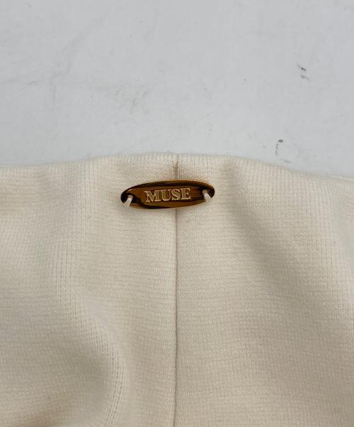 MUSE（ミューズ）MUSE (ミューズ) ワイドパンツ アイボリー サイズ:FREEの古着・服飾アイテム