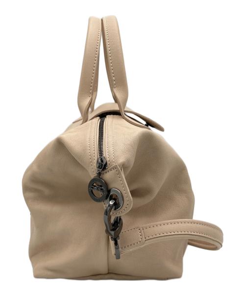 LONGCHAMP（ロンシャン）LONGCHAMP (ロンシャン) PLIAGE CUIR TATOO アイボリーの古着・服飾アイテム