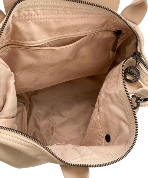 LONGCHAMP（ロンシャン）LONGCHAMP (ロンシャン) PLIAGE CUIR TATOO アイボリーの古着・服飾アイテム