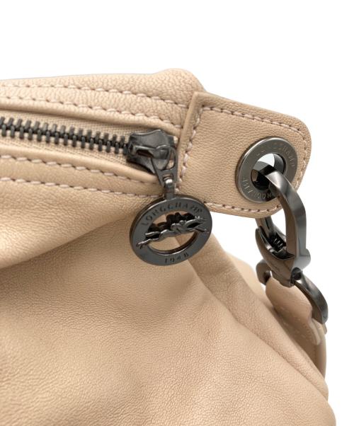 LONGCHAMP（ロンシャン）LONGCHAMP (ロンシャン) PLIAGE CUIR TATOO アイボリーの古着・服飾アイテム