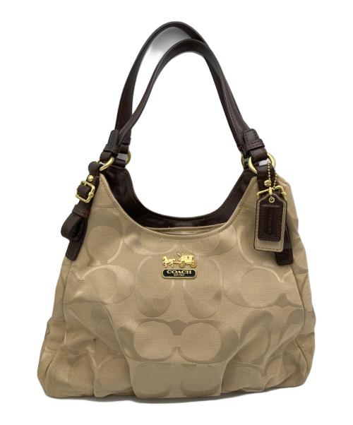 COACH（コーチ）COACH (コーチ) ホーボーバック ベージュの古着・服飾アイテム