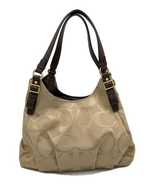 COACH（コーチ）COACH (コーチ) ホーボーバック ベージュの古着・服飾アイテム
