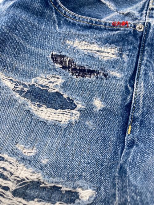 Hysteric Glamour（ヒステリックグラマー）Hysteric Glamour (ヒステリックグラマー) スタッズデニムパンツ インディゴ サイズ:W32の古着・服飾アイテム