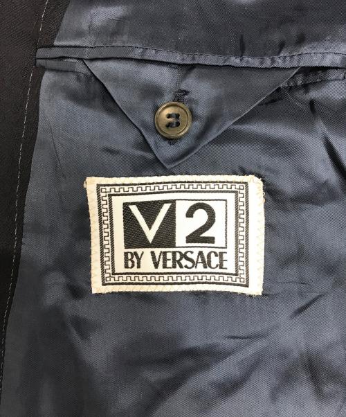 VERSACE（ヴェルサーチ）VERSACE (ヴェルサーチ) セットアップ ネイビー サイズ:50の古着・服飾アイテム