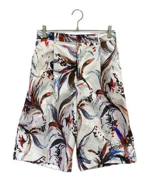 MAISON SPECIAL（メゾンスペシャル）MAISON SPECIAL (メゾンスペシャル) LIMITED EDITION (リミテッドエディション) ORIGINAL GRAPHIC Prime-Wide Shorts ベージュ サイズ:Ⅼの古着・服飾アイテム