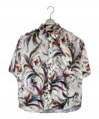 MAISON SPECIAL×LIMITED EDITIONメゾンスペシャル×リミテッドエディション）の古着「ORIGINAL GRAPHIC Prime-Over Regular Collar Short Sleeve Shirt」｜アイボリー