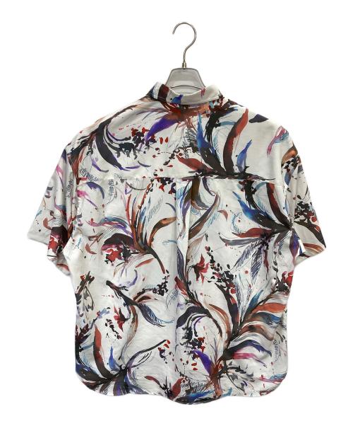 MAISON SPECIAL（メゾンスペシャル）MAISON SPECIAL LIMITED EDITION (リミテッドエディション) ORIGINAL GRAPHIC Prime-Over Regular Collar Short Sleeve Shirt アイボリー サイズ:Ⅼの古着・服飾アイテム