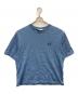 MAISON KITSUNE（メゾンキツネ）の古着「BOLD FOX HEAD PATCH OVERSIZE TEE SHIRT」｜ブルー