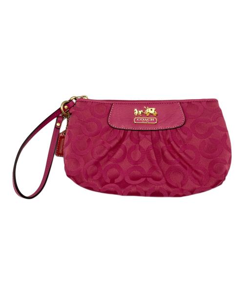 COACH（コーチ）COACH (コーチ) ハンドバッグ ピンクの古着・服飾アイテム