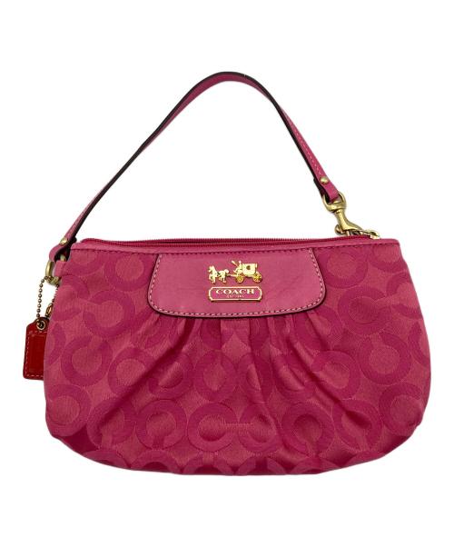COACH（コーチ）COACH (コーチ) ハンドバッグ ピンクの古着・服飾アイテム